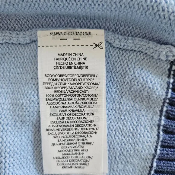 Ralph Lauren Baby Boys Big Pony Cotton Hoodie Sweater – Size 18M, Blue - Picture 8 of 8